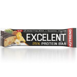 Nutrend Excelent 25% vanília-ananász ízű fehérje szelet - 85g