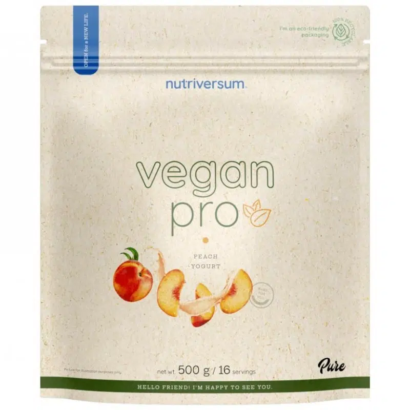Nutriversum PURE Vegan Pro barackos joghurt - 500g Nutriversum PURE Vegan Pro barackos joghurt - 500g