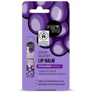 Organic Shop Hyaluron Therapy ajakbalzsam hialuronsavval és bio szederkivonattal - 10ml