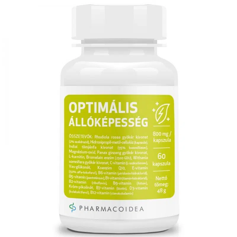 Pharmacoidea Optimális Állóképesség Extra kapszula - 60db Pharmacoidea Optimális Állóképesség Extra kapszula - 60db