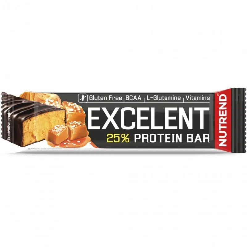 Nutrend Excelent 25% sós karamell ízű fehérje szelet - 85g Nutrend Excelent 25% sós karamell ízű fehérje szelet - 85g