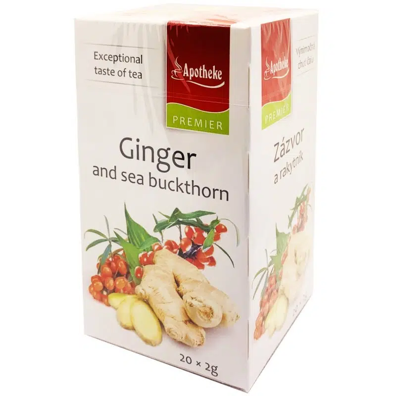 Apotheke Gyömbér és Homoktövis tea - 20 filter Apotheke Gyömbér és Homoktövis tea - 20 filter