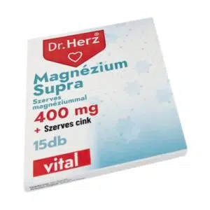 Dr. Herz Magnézium Supra 400mg + Szerves Cink kapszula - 15db
