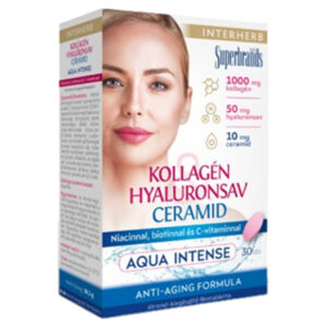 Interherb Kollagén Hyaluronsav Ceramid Aqua Intense tabletta - 30db
