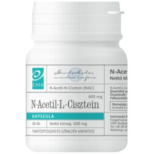Casa N-Acetil L-Cisztein (NAC) immunerősítő és nyákoldó kapszula - 30db