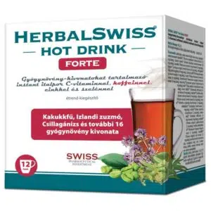 Herbal Swiss Hot Drink FORTE Instant italpor - 12db