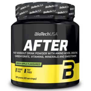 BioTech USA After edzés utáni zöldalma ízű italpor - 420g
