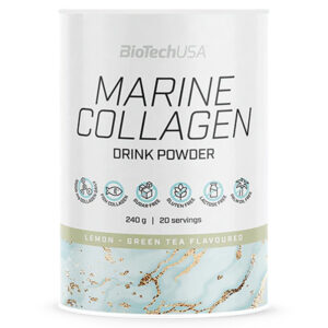 BioTech USA Marine Collagen zöldtea-citrom kollagén italpor - 240g