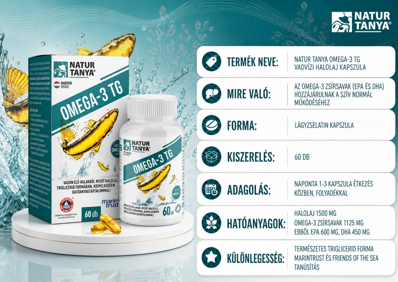 Natur Tanya Omega-3 TG - Vadvízi halolaj