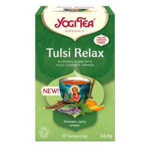 Yogi Bio Relax Tulsi nyugtató tea - 17 filter/doboz