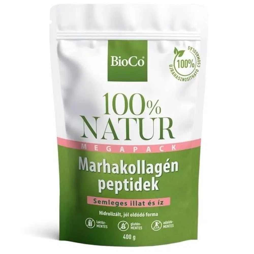 BioCo 100% NATUR Marhakollagén peptidek Megapack - 400g BioCo 100% NATUR Marhakollagén peptidek Megapack - 400g