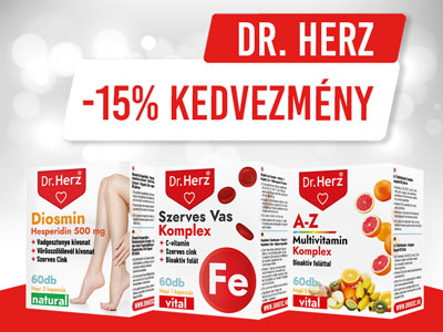 Dr. Herz termékek most -15% kedvezménnyel!