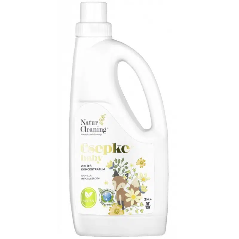 NaturCleaning Csepke Baby Hipoallergén öblítő kamilla illattal 3m+ - 1000ml NaturCleaning Csepke Baby Hipoallergén öblítő kamilla illattal 3m+ - 1000ml