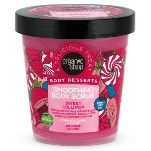 Organic Shop Bőrkisimító testradír ''Édes cukorka'' - 450ml
