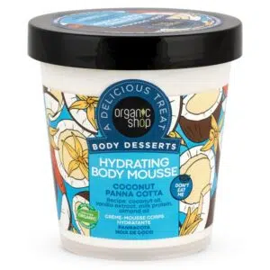 Organic Shop Hidratáló testápoló mousse ''Kókuszos Panna cotta'' - 450ml