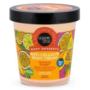 Organic Shop Testápoló krém narancsbőrre ''Trópusi sorbet'' - 450ml