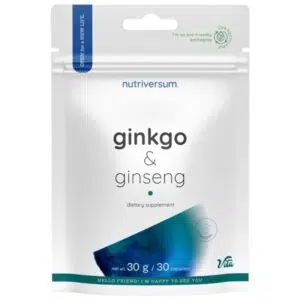 Nutriversum Ginkgo+Ginseng (Ginzeng) kapszula - 30db