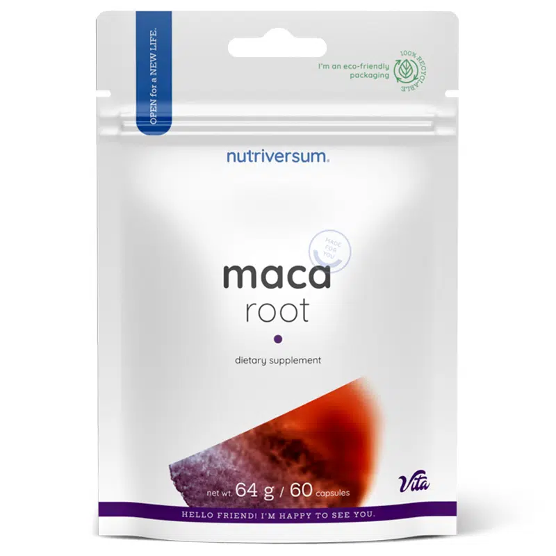 Nutriversum Maca gyökér kapszula - 60db Nutriversum Maca gyökér kapszula - 60db