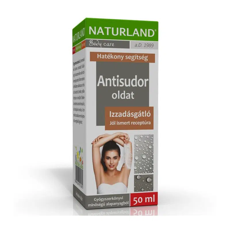 Naturland Antisudor izzadásgátló oldat - 50ml Naturland Antisudor izzadásgátló oldat - 50ml