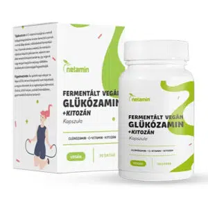 Netamin Fermentált Vegán Glükozamin + Kitozán kapszula - 90db