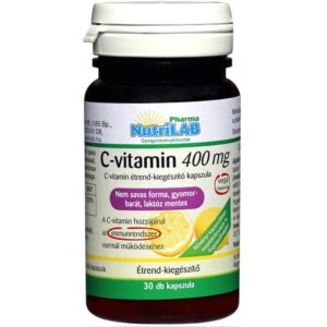 Nutrilab C-vitamin 400mg kapszula - 30db