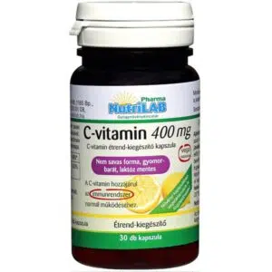 Nutrilab C-vitamin 400mg kapszula - 30db