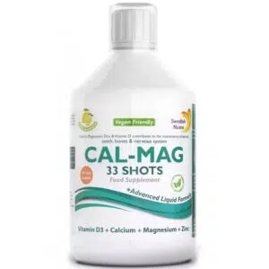 Swedish Nutra Cal-Mag 33 Shots, kalcium-magnézium ital - 500ml