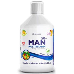 Swedish Nutra Man 50+ folyékony multivitamin férfiaknak - 500ml
