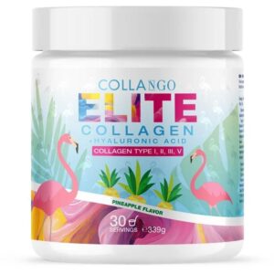 Collango ELITE Kollagen + Hialuronsav Ananász ízű italpor - 339g