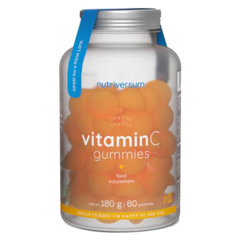 Nutriversum C-vitamin Gummies narancs ízű gumivitamin Nutriversum C-vitamin Gummies narancs ízű gumivitamin