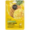 Organic Shop Firming & Glow Frissítő fátyolmaszk ananásszal és mangóval - 25g