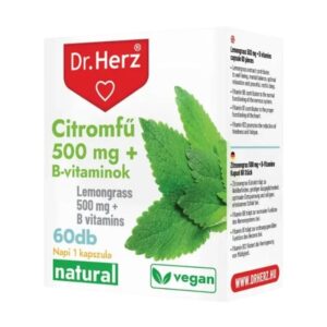 Dr. Herz Citromfű 500mg + B-vitaminok kapszula