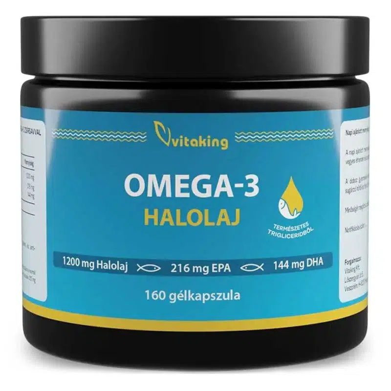 Vitaking Omega-3 Halolaj 1200mg lágyzselatin Vitaking Omega-3 Halolaj 1200mg lágyzselatin