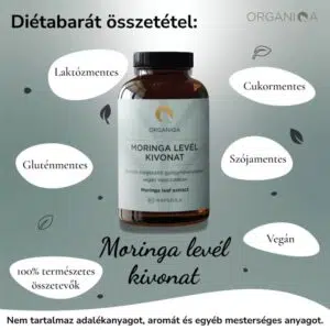 Organiqa Moringa kivonat kapszula - 60db - Image 3 Organiqa Moringa kivonat kapszula - 60db - Image 3