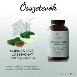 Organiqa Moringa kivonat kapszula - 60db - Image 2 Organiqa Moringa kivonat kapszula - 60db - Image 2