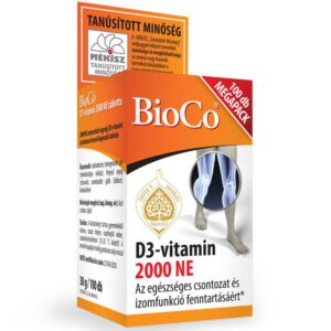 BioCo D3-vitamin 2000NE MEGAPACK tabletta