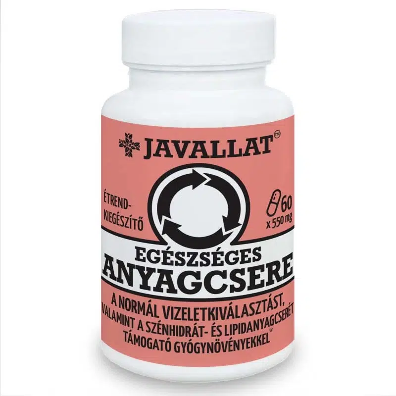 Javallat Egészséges anyagcsere kapszula Javallat Egészséges anyagcsere kapszula