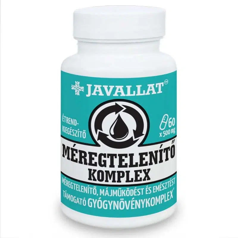 Javallat Méregtelenítő komplex kapszula Javallat Méregtelenítő komplex kapszula