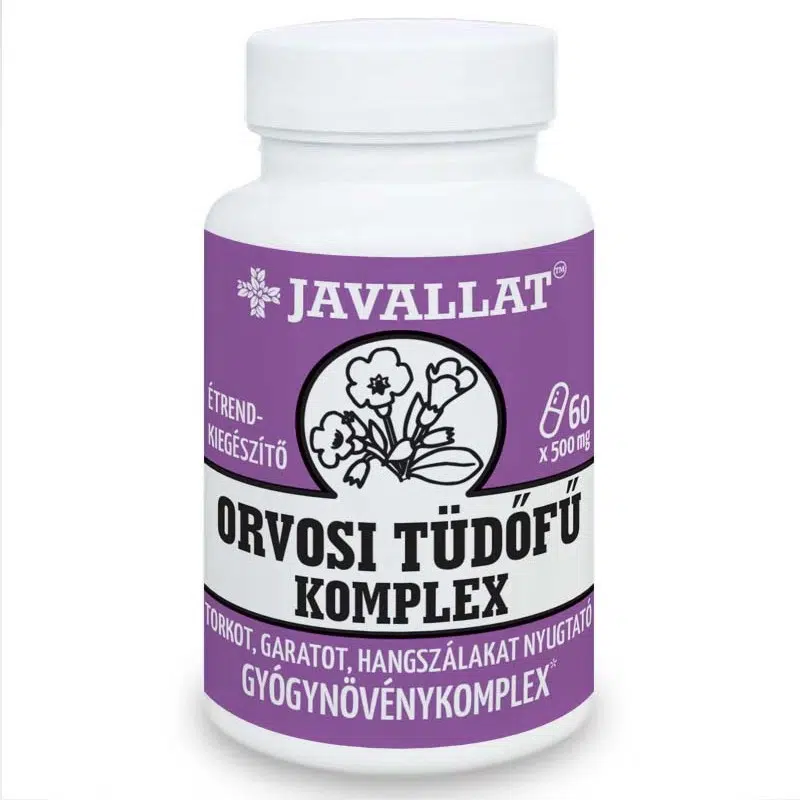 Javallat Orvosi Tüdőfű komplex kapszula Javallat Orvosi Tüdőfű komplex kapszula