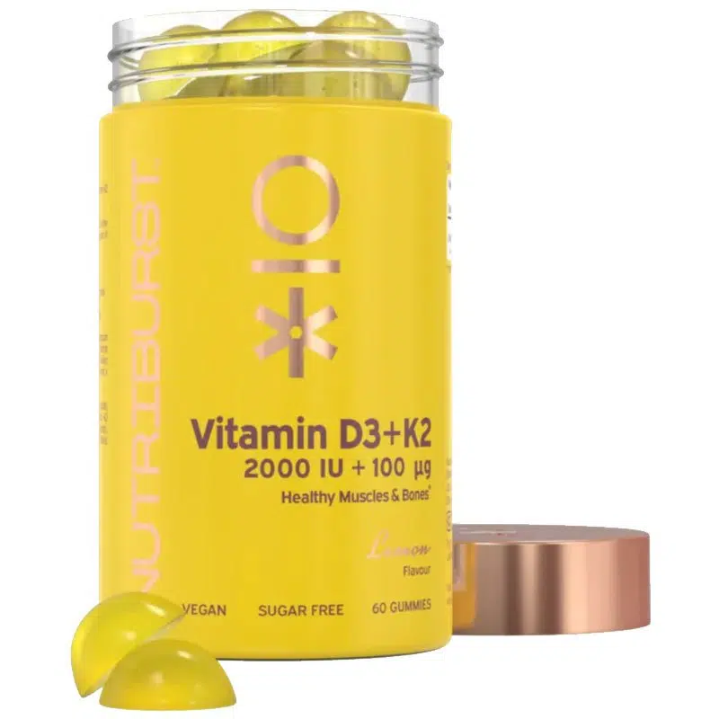 Nutriburst Premium Vitamin D3 & K2 gumivitamin Nutriburst Premium Vitamin D3 & K2 gumivitamin