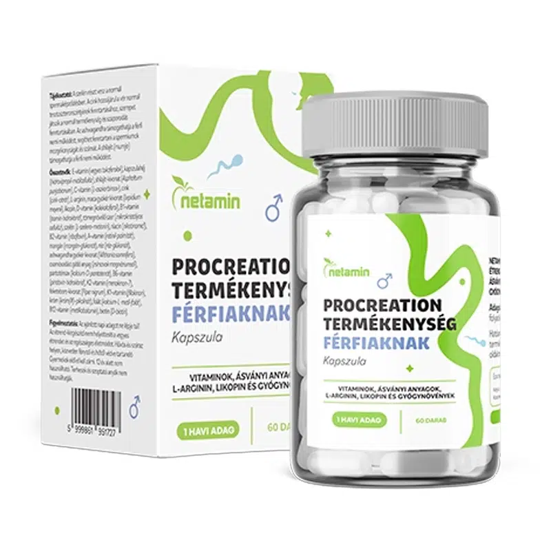Netamin ProCreation-Termékenység férfiaknak kapszula Netamin ProCreation-Termékenység férfiaknak kapszula