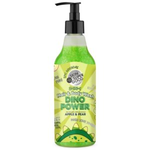 Skin Super Good Dino Power 2 az 1-ben sampon és tusfürdő almával és körtével - 500ml