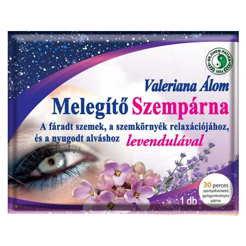 Dr. Chen Valeriana Álom Melegítő szempárna levendulával - 1db Dr. Chen Valeriana Álom Melegítő szempárna levendulával - 1db