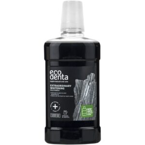Ecodenta Fehérítő szájvíz szénnel és menta illóolajjal - 500ml