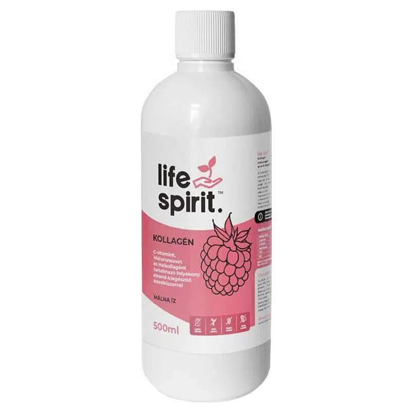 Life Spirit Hal Kollagén folyékony málnás ital - 500ml Life Spirit Hal Kollagén folyékony málnás ital - 500ml