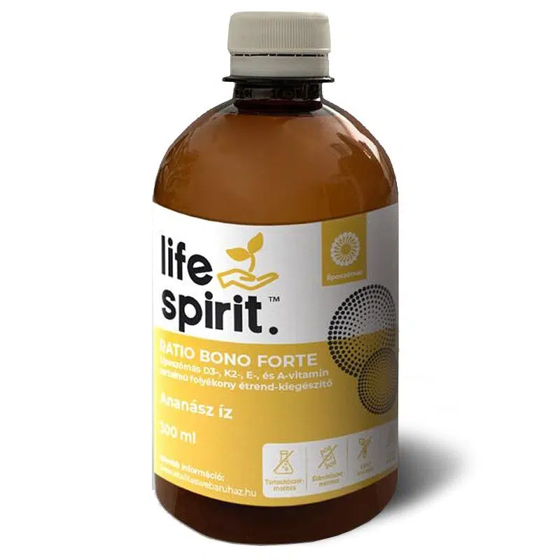 Life Spirit Ratio Bono Forte Liposzómás D3-K2-A-E-vitamin ital - 300ml Life Spirit Ratio Bono Forte Liposzómás D3-K2-A-E-vitamin ital - 300ml