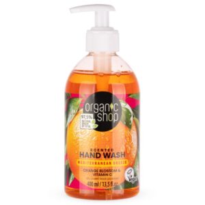 Organic Shop ''Mediterrán szellő'' Illatos folyékony szappan narancsvirággal és C-vitaminnal - 400ml