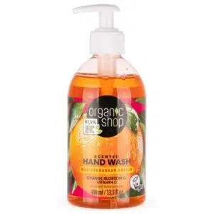 Organic Shop ''Mediterrán szellő'' Illatos folyékony szappan narancsvirággal és C-vitaminnal - 400ml