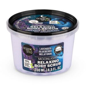 Organic Shop Relaxáló testradír levendulával, áfonyával és melatoninnal - 250ml