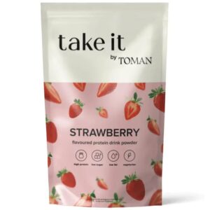 Take it by Toman Fehérje italpor - Eper - 450g
